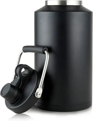 1 Gallon Water Jug Bottle Insulated, 128 oz Stainless Steel Water Bottle Wide Mouth Double Vacuum Dishwasher Safe BPA Free for Hot & Cold Drinks