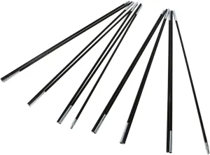 1 Set 2 Pcs Outdoor Camping Fiber Glass Rod Double Tent Pole Support Frames Kit