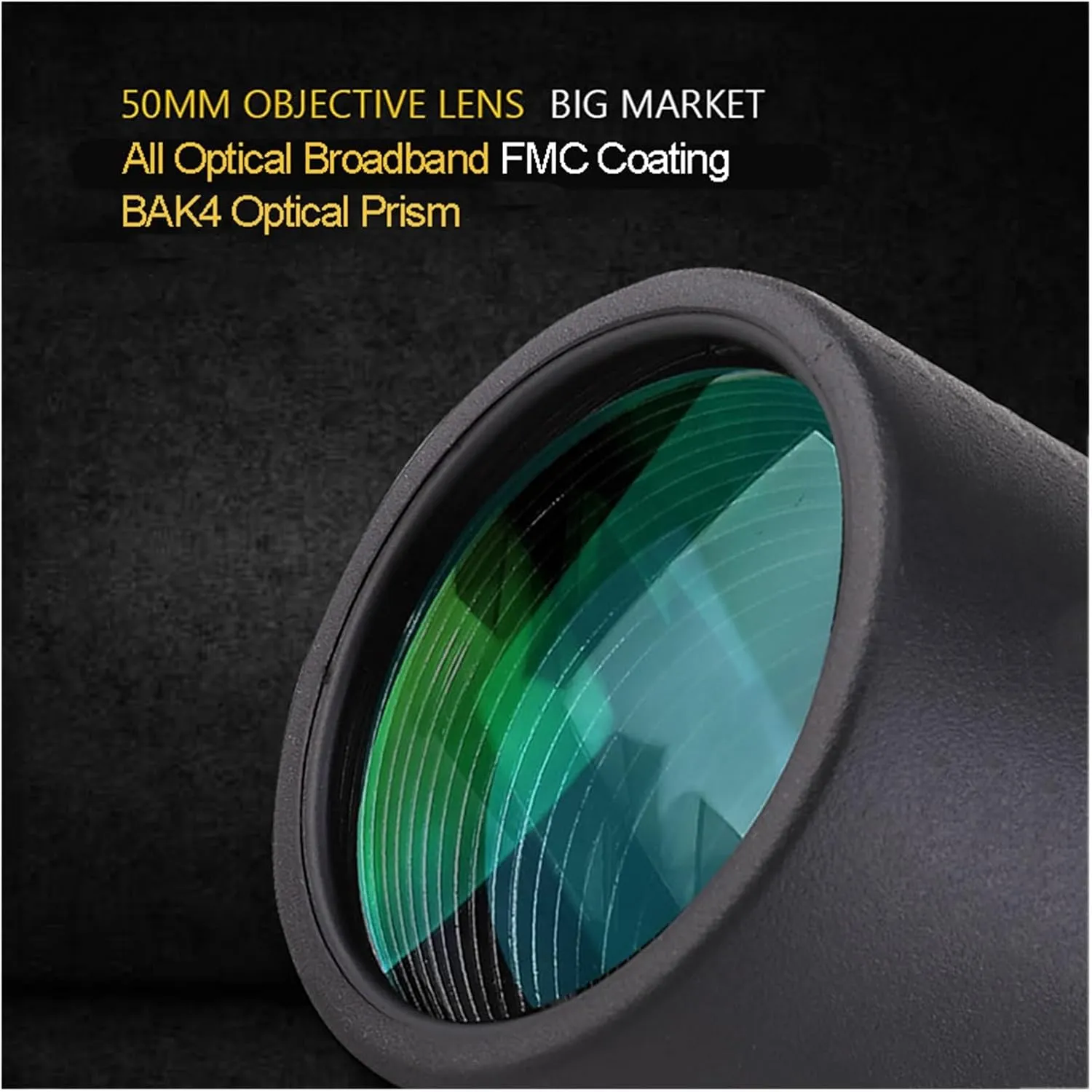 10-30X50 Powerful Monocular Telescope Outdoor Camping Hunting Spyglass Monocular Telescope Vision Night Binoculars(Telescope) (Green Set)
