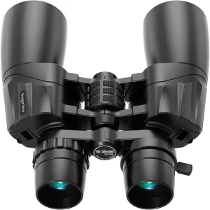 10-30x50 Zoom Binoculars for Adults, High Powered Military Binoculars for Bird Watching Traveling Hunting Concerts with Large View,BAK4,FMC Lens,Clear Low Light Vision at Night…