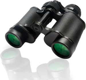 10x25 High Powered Binoculars for Adults, Waterproof Compact Binoculars with Low Light Vision for Bird Watching Hunting Football Games Travel Stargazing Cruise with Carrying Bag