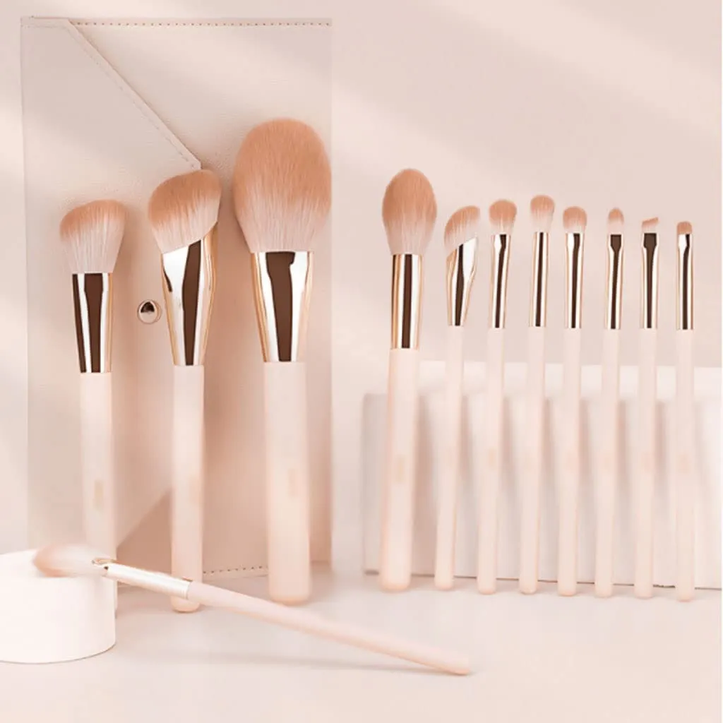 12 Powder Makeup Brush Set Concealer Foundation Eye Shadow Brush Full Set Of Makeup Brushes