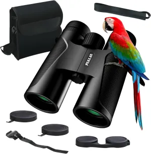12x42 HD Binoculars-for-Adults High Powered - with Phone Adapter and Tripod - Super Bright BAK4 Prism Waterproof Binoculars, Easy Focus Long Range for Golf, Travel, Outdoor Sports