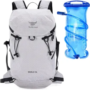 15L Hydration Backpack with 2L Water Bladder - Lightweight Running Vest for Men, Hiking Backpack Trail Running Pack for Cycling, Hiking, Outdoor Sports (3 Colors)