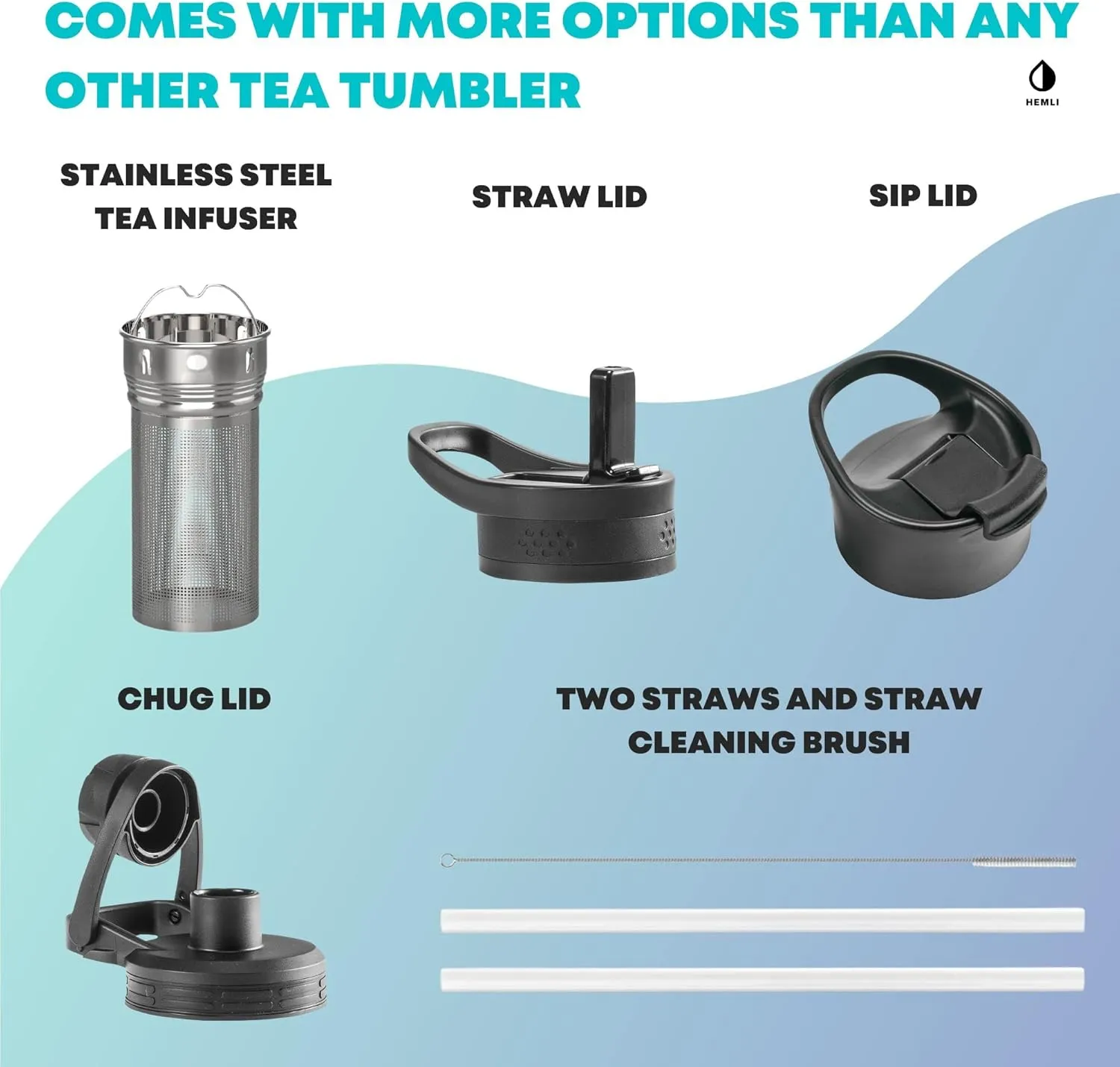 18 oz Insulated Tea Tumbler Bottle with Infuser, Travel Mug