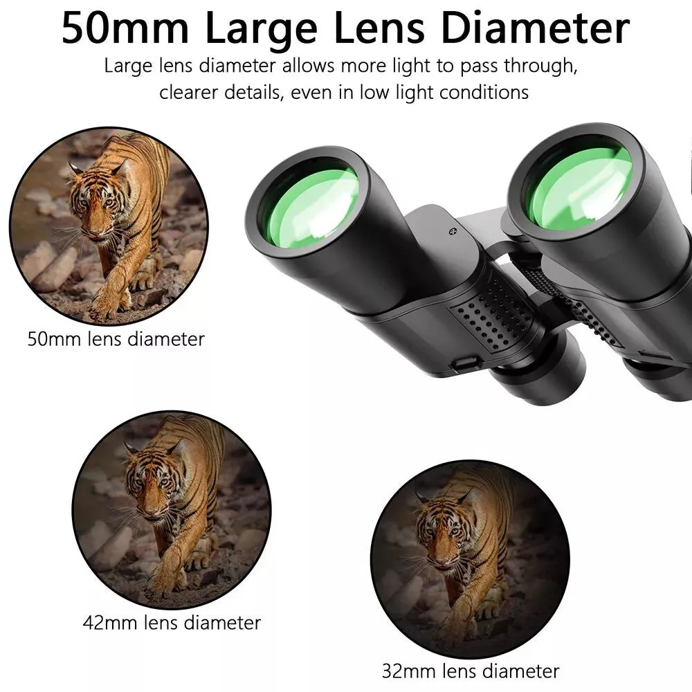 180x100 High Power Waterproof Binoculars for Outdoor Use