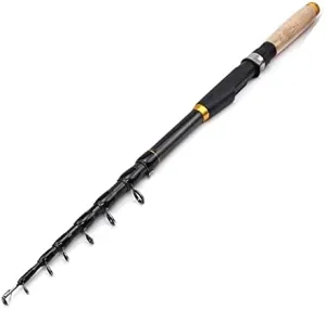 1.8m 2.1m 2.4m 2.7m 3.0m 3.6m Carbon Fiber Fishing Rod Super Short Pocket Portable Spinning Pole Telescopic Fishing Rod