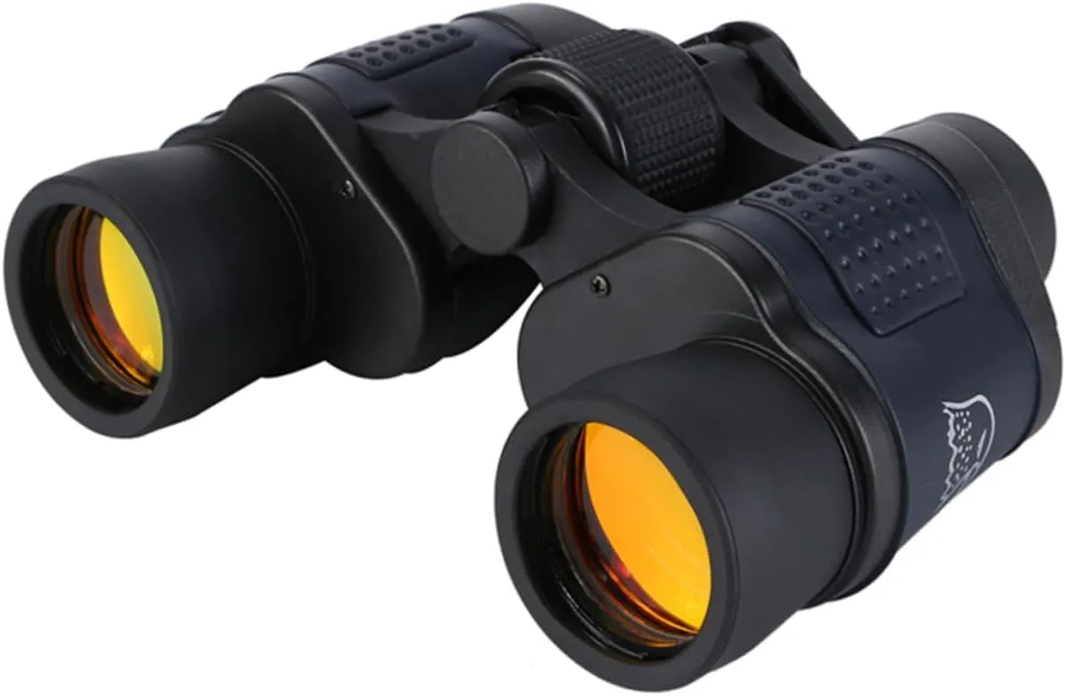 1pc 60 60 Binoculars Night Vision Goggles Hunting Monocular Portable Telescope Digital Night Working Telescope Small Telescope Portable Binocular Shimmer at Night Abs X60, Black
