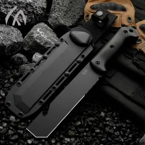 1PC outdoor knife, fixed blade, can be used for outdoor activities, hiking and trekking, and is a multifunctional tool suitable for various environments. Men's Gift