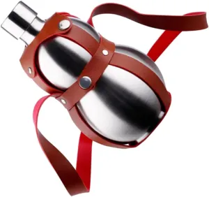 1Set Gourd Shaped Stainless Steel Wine Pot Portable Camping Liquor Bottle with Sealing Lid Lightweight Travel Flask for Hiking Random Color Design