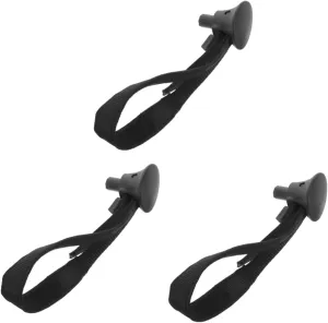 2 Pairs Trekking Poles Wristband Tie Ski Pole Wristband Strap for Outdoor Sports Ski Equipment Strap Ski, Blackx2pcs