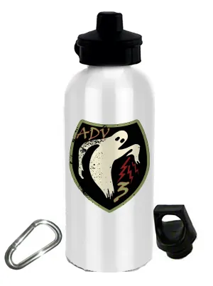 20 oz Stainless Steel Water Bottle with Stem/Straw Top and Spare Lid with Carabiner.