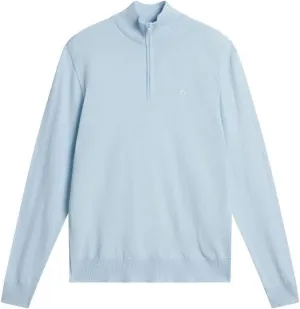 2023 J.Lindeberg Kian Zipped Golf Pullover Skyway Large
