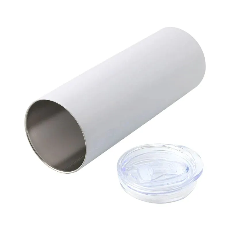 20oz Stainless Steel Tumbler - Sparkle White