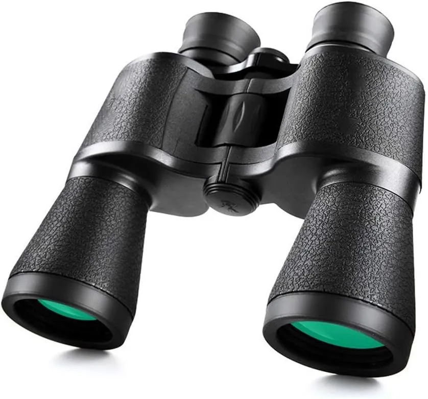 20x50 High-Definition Wide-Angle Binoculars Outdoor Tourism BAK4 Prism Objective 50MM Life Waterproof Black Multifunction Outdoor