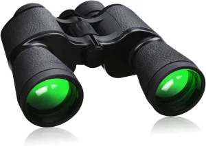 20x50 High-Power-Hunting Binoculars for Adults - FULLJA Stargazing Binoculars with Clear Low Light Vision, Waterproof Binoculars for Bird Watching, Travel, Outdoor Sports, Best Gifts for Men