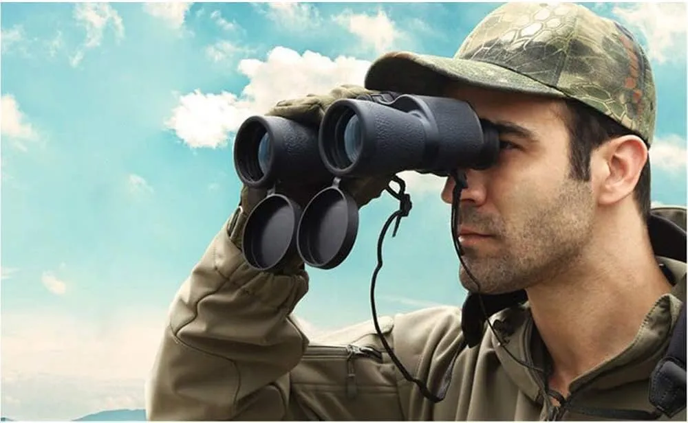 20x50 High Powered Binoculars for Adults - Large View With Clear Low Light Vision - Lightweight Waterproof for Hunting, Bird Watching, Travel, Cruise