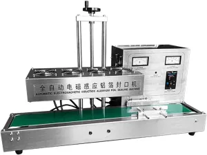 2200w Automatic Aluminum Foil Sealing Machine,Electromagnetic Induction Band Bag Sealer,Continuous Sealing Machine,Plastic Bottle Cap Sealer(85mm)