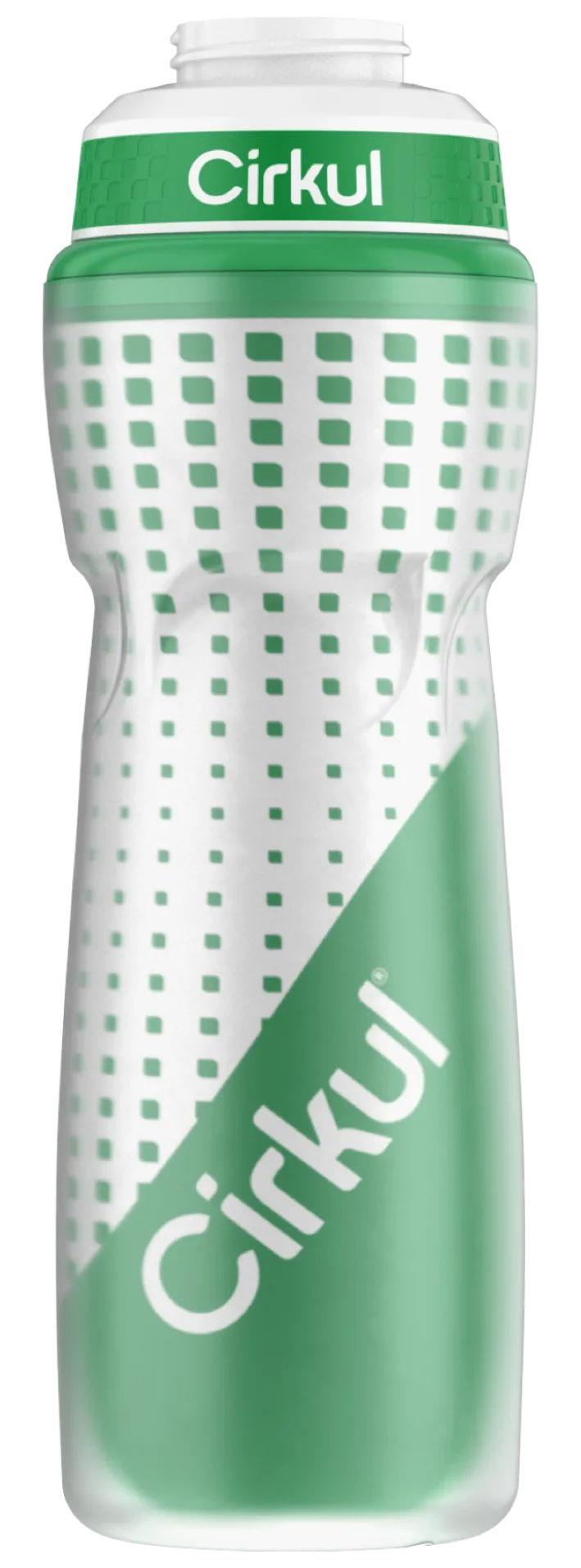 22oz. Insulated Squeeze Plastic Bottle & Sport Lid
