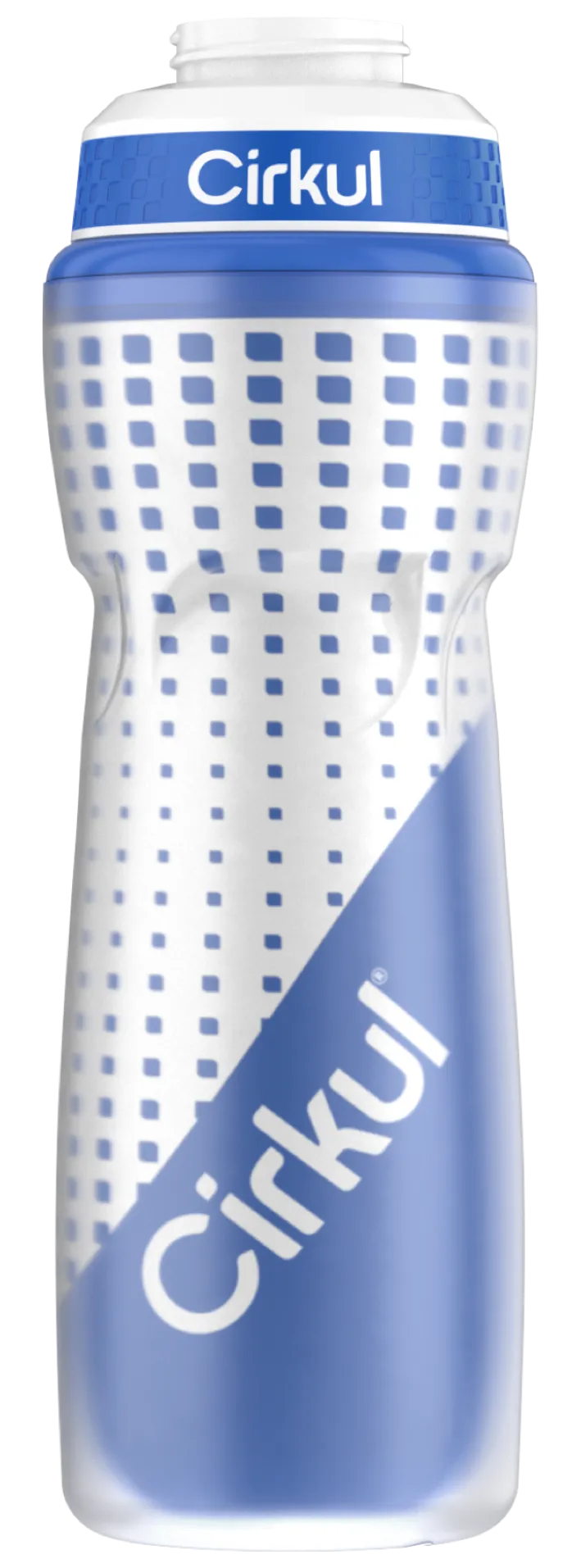 22oz. Insulated Squeeze Plastic Bottle & Sport Lid