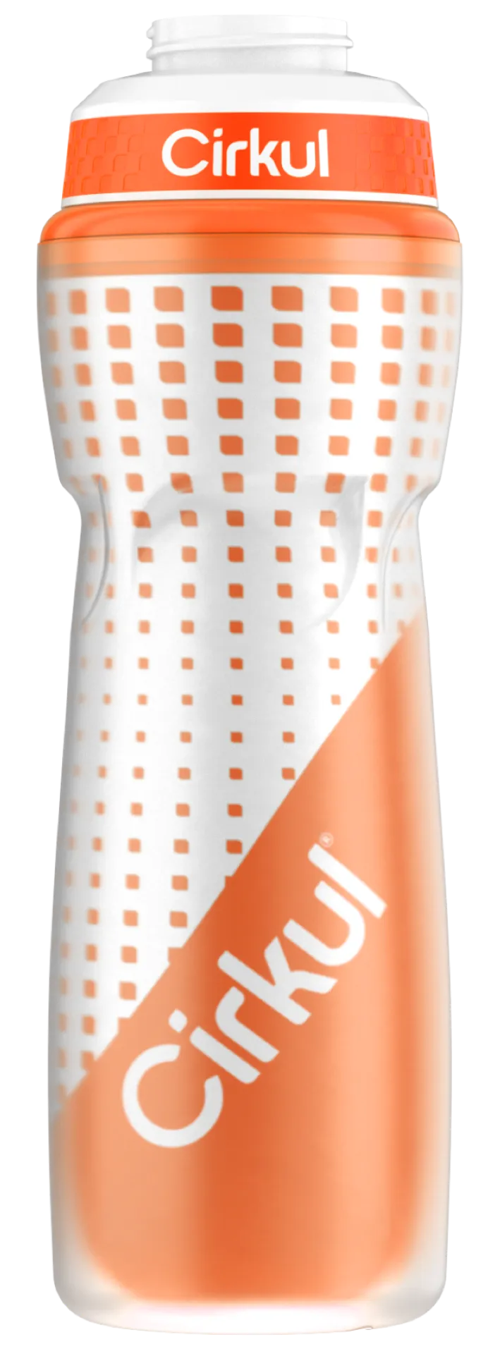 22oz. Insulated Squeeze Plastic Bottle & Sport Lid
