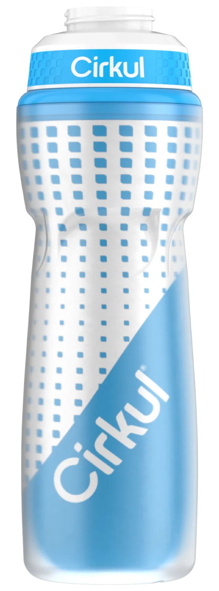 22oz. Insulated Squeeze Plastic Bottle & Sport Lid