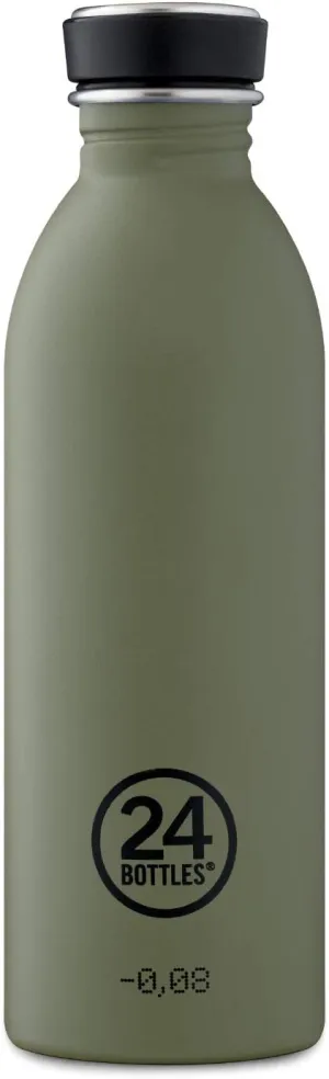 24BOTTLES Urban drinking bottle 500 ml Daily usage Black,Olive Stainless steel