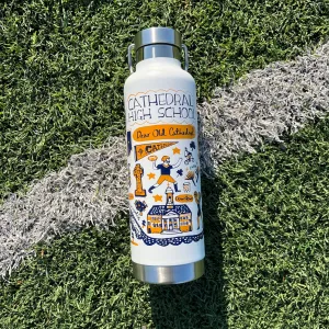 25 Ounce Stainless Steel Cathedral Artwork Water Bottle