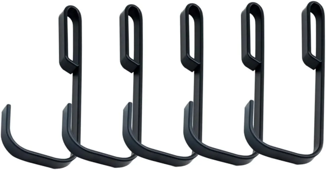 2sets Tree Stand Hooks for Equipment Versatile Accessory Holders for Hunting Supplies Sturdy Hangers for Bow Backpack Binoculars Finish 5pcs*2