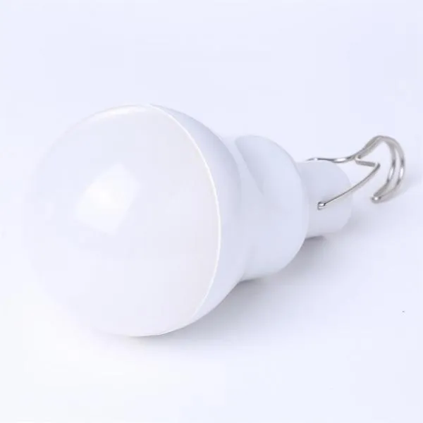 3 Pack 110Lm Portable USB Rechargeable Solar LED Light Bulbs Light Sensor Control Lantern Tent Lamp