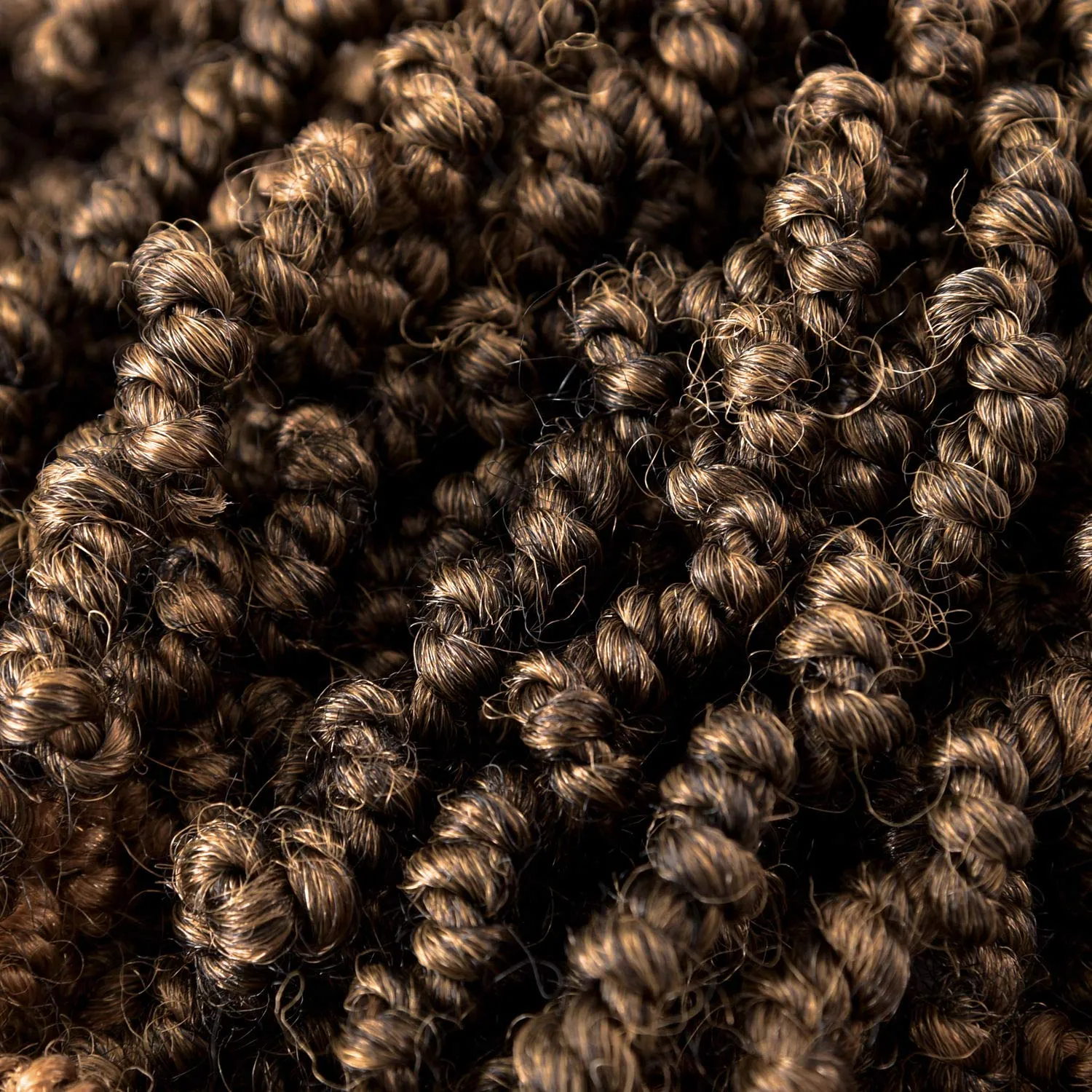 3 Packs Short Curly Spring Pre-twisted Braids Synthetic Crochet Hair Extensions 10 inch 15 strands/pack Ombre Braids Fiber Fluffy Braiding Hair Bulk (10“, T1B/27#)