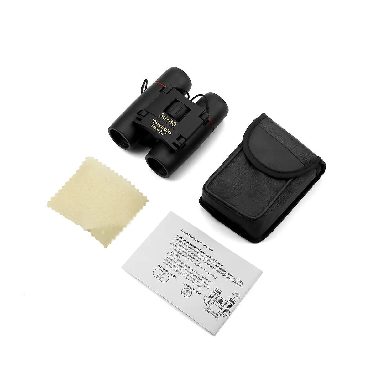 30x60 Compact Binoculars for Outdoor Travel & Bird Watching