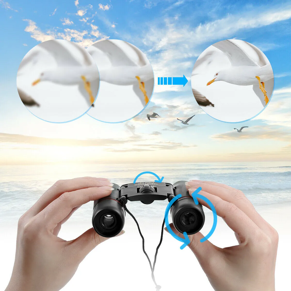 30x60 Compact Binoculars for Outdoor Travel & Bird Watching