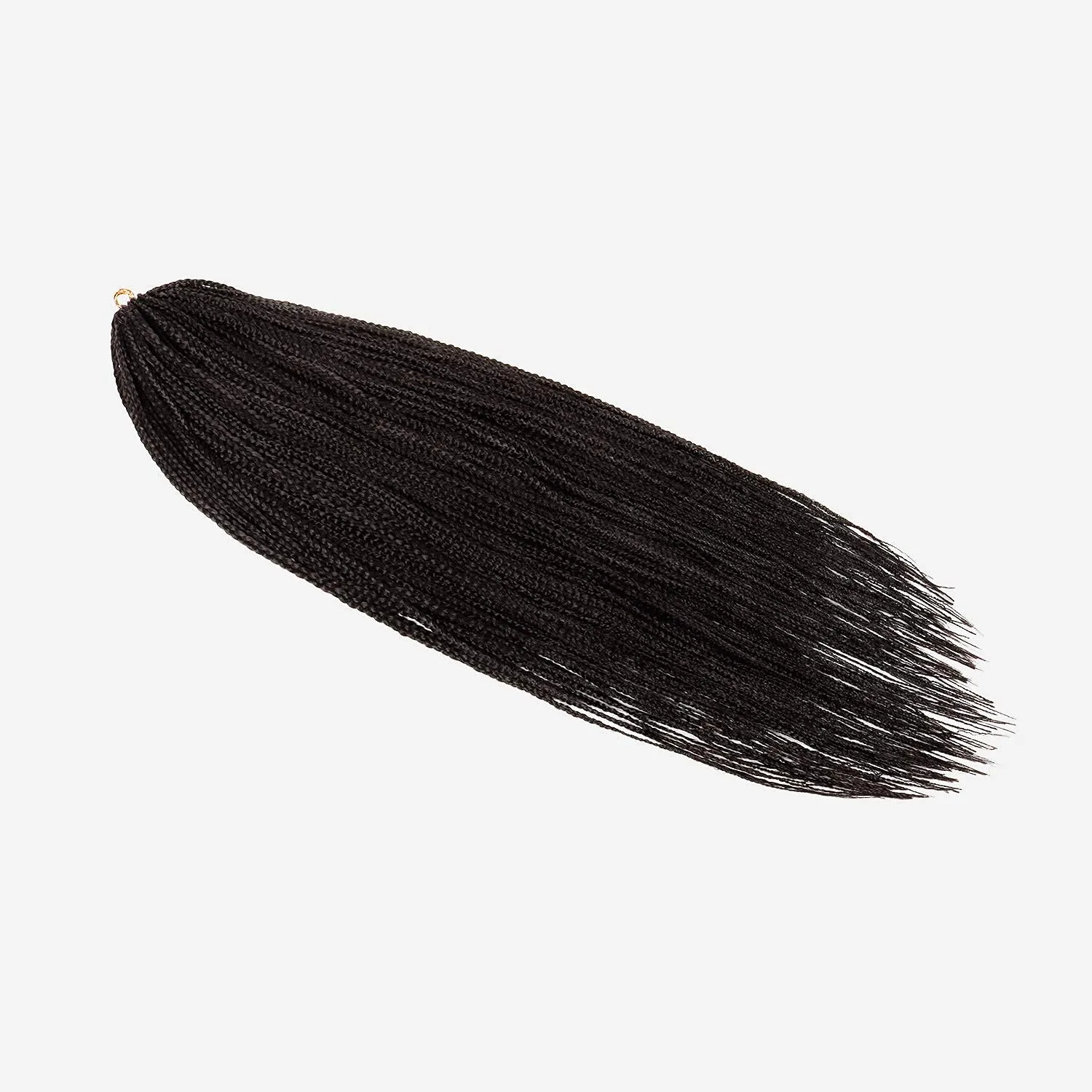 32 Inch 7 Pack AU-THEN-TIC Box Braid Crochet Hair Crochet Box Braids Hair Mambo Twist Braiding Pre-Stretched Pre Looped Synthetic Hair Extensions (32 Inch (Pack of 7), 2 (Dark Brown))