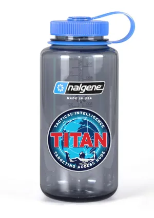 32 oz Nalgene Grey Wide Mouth Water Bottle.
