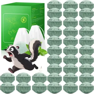 36 Pack Peppermint Skunk Repellent Indoor, High-Strengthen Rodent Repellent Balls Indoor for Keeping Rodents Rats Mice Squirrel Out, Rodent and Mouse Deterrent for House, Car Engine, Attic, Pets Safe