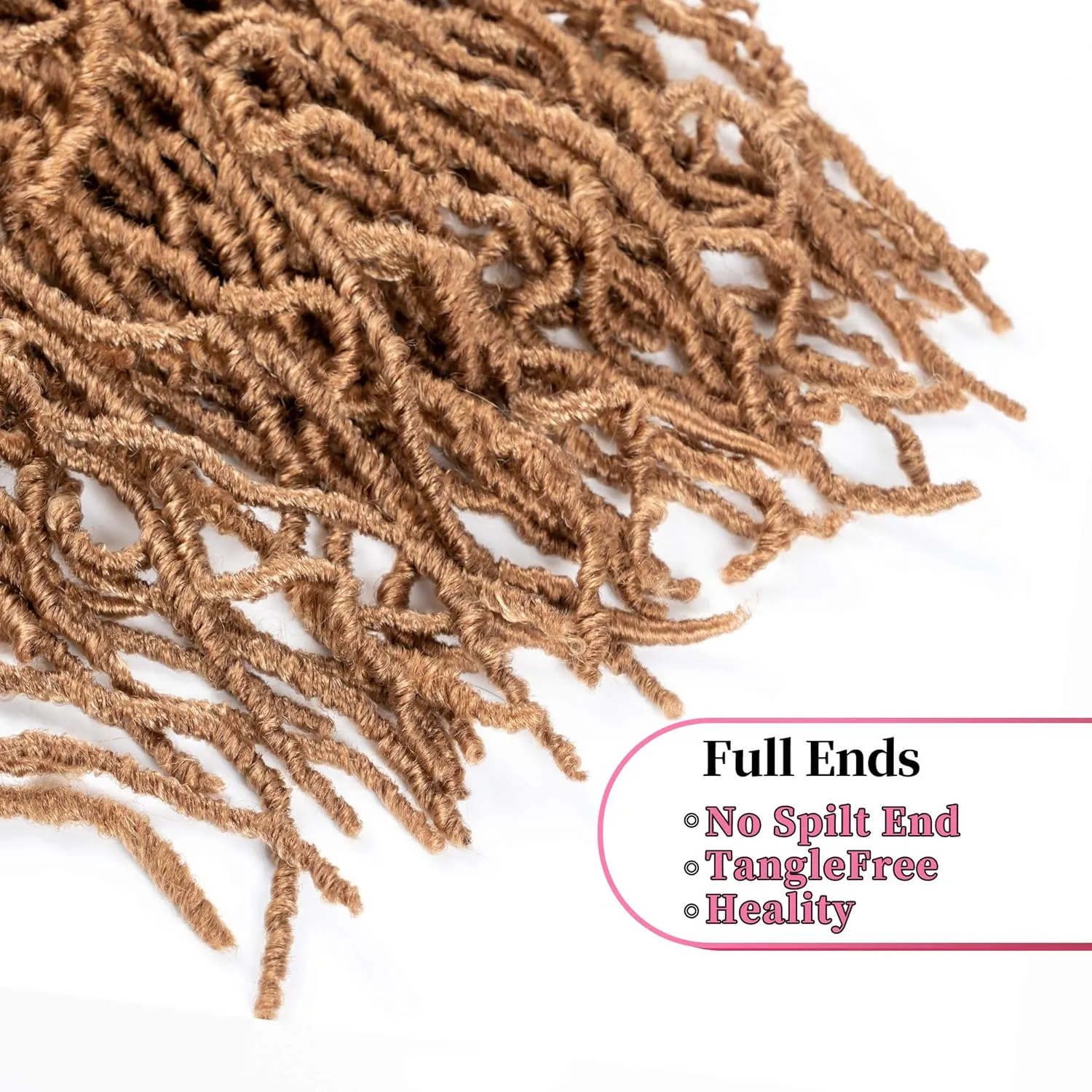 36Inch Soft Locs Crochet Hair Faux Locs Crochet Braids Hair 6 Packs/lot Goddess Locs Synthetic Hair Extend Soft Locs Braiding for Women (36 Inch (6packs), 27#)