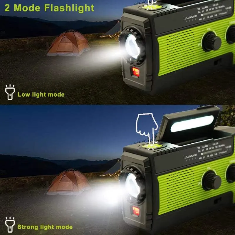 4000mAh Weather Radio