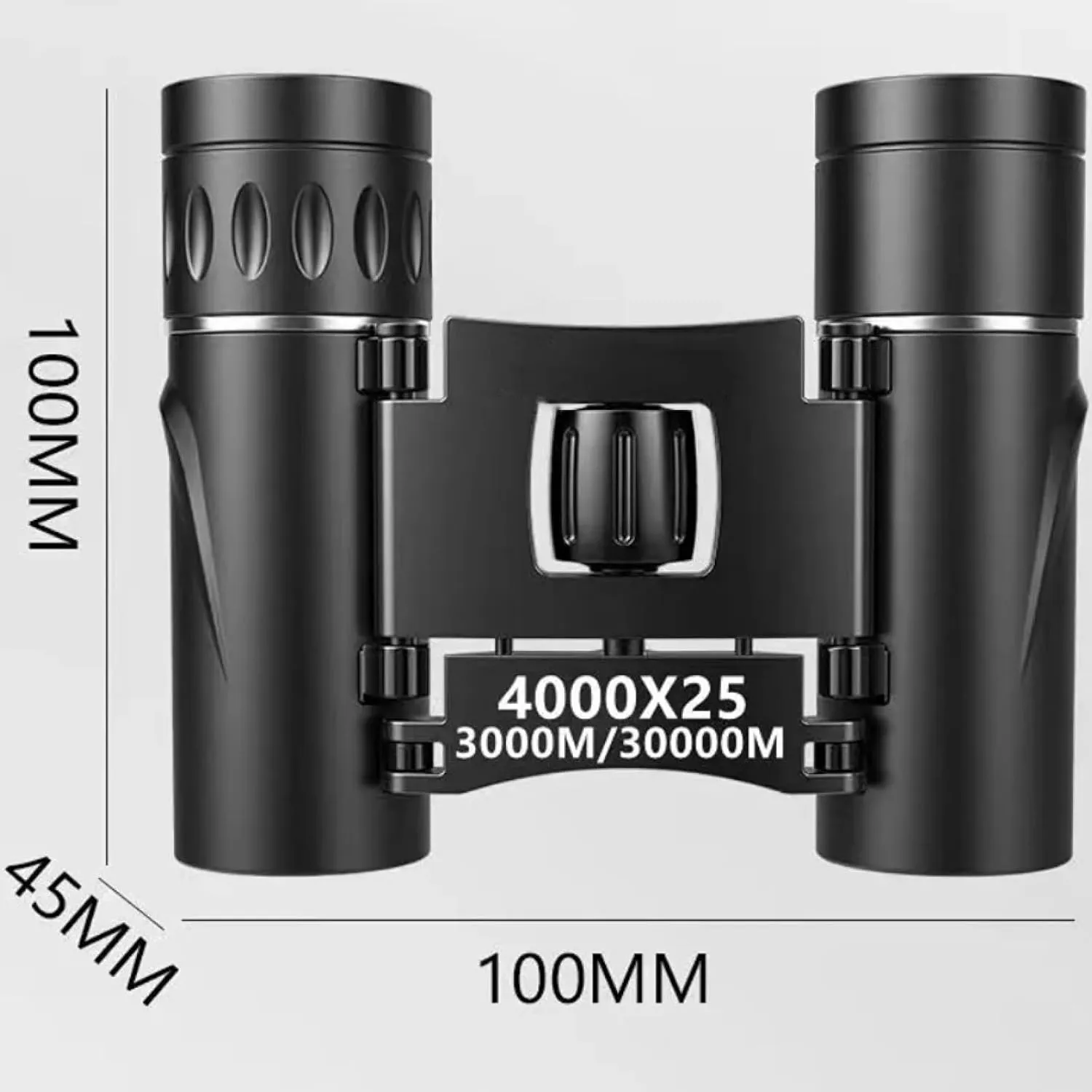 4000x25 Zoom Telescope Professional Bak4 Hd Powerful Binoculars Long Range Portable Monocular or Camping Tourism Outdoor (B)