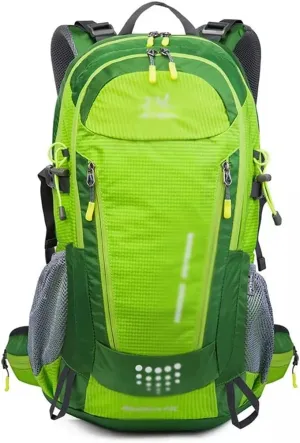 40L Camping Backpack Travel Hiking Backpack Outdoor Bag with Rain Cover(E)