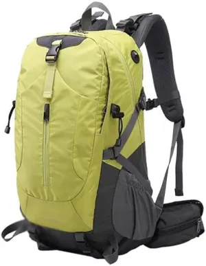 40L Hiking Backpack Outdoor Mountaineering Bag Large Capacity Travel Sports Backpack (Black,As the picture shows)