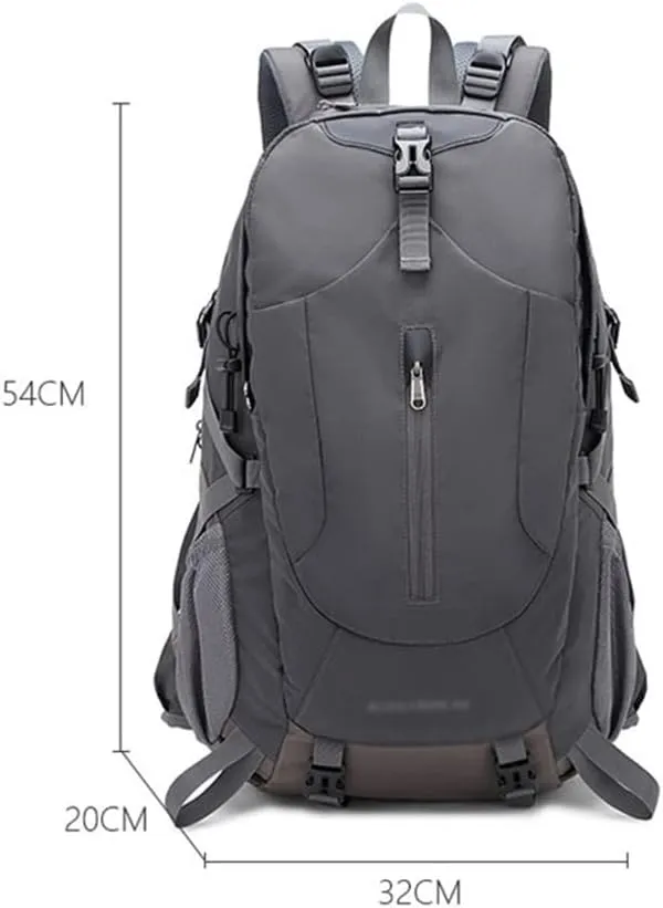 40L Mountaineering Backpack Multi Pocket Outdoor Camping Bag Travel Mountaineering Bag(Black)