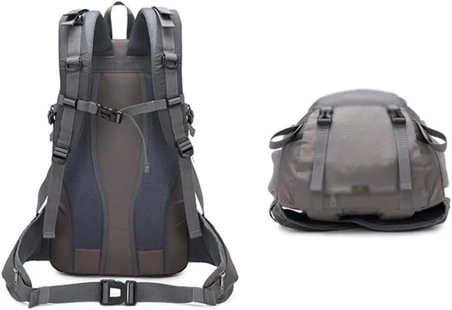 40L Mountaineering Backpack Multi Pocket Outdoor Camping Bag Travel Mountaineering Bag(Black)