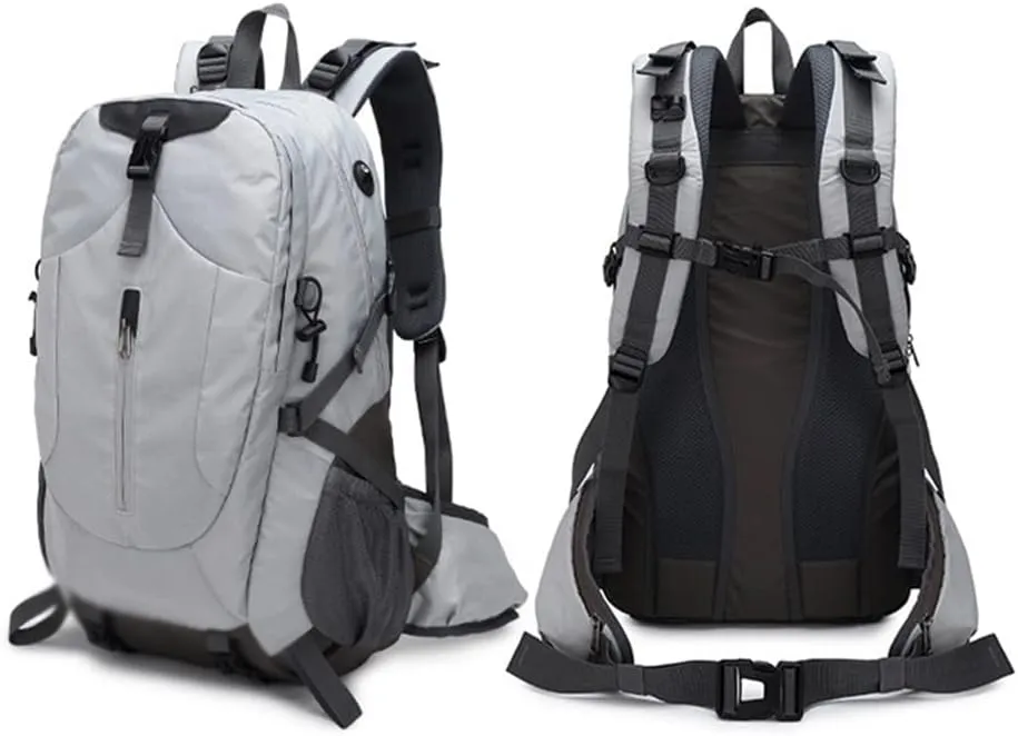 40L Mountaineering Backpack Multi Pocket Outdoor Camping Bag Travel Mountaineering Bag(Black)