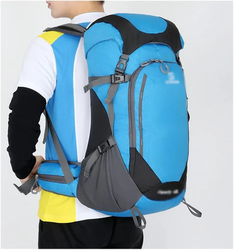 40L Mountaineering Backpack Outdoor Multi Pocket Bag Travel Camping Mountaineering Bag(C)