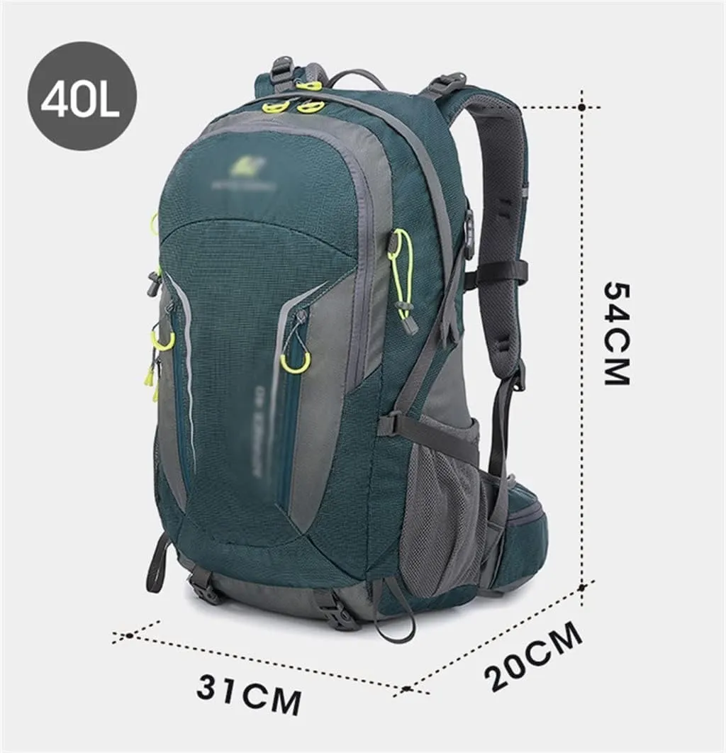 40L Sports Travel Backpack Outdoor Camping Rucksack Hiking Backpack Mountaineering Bag (E,As the picture shows)