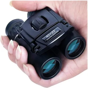 40x22 Compact Zoom Binoculars Long Range 2000m Folding HD Mini Telescope BAK4 Optics Hunting Sports Camping Trave Clear Monocular Telescope