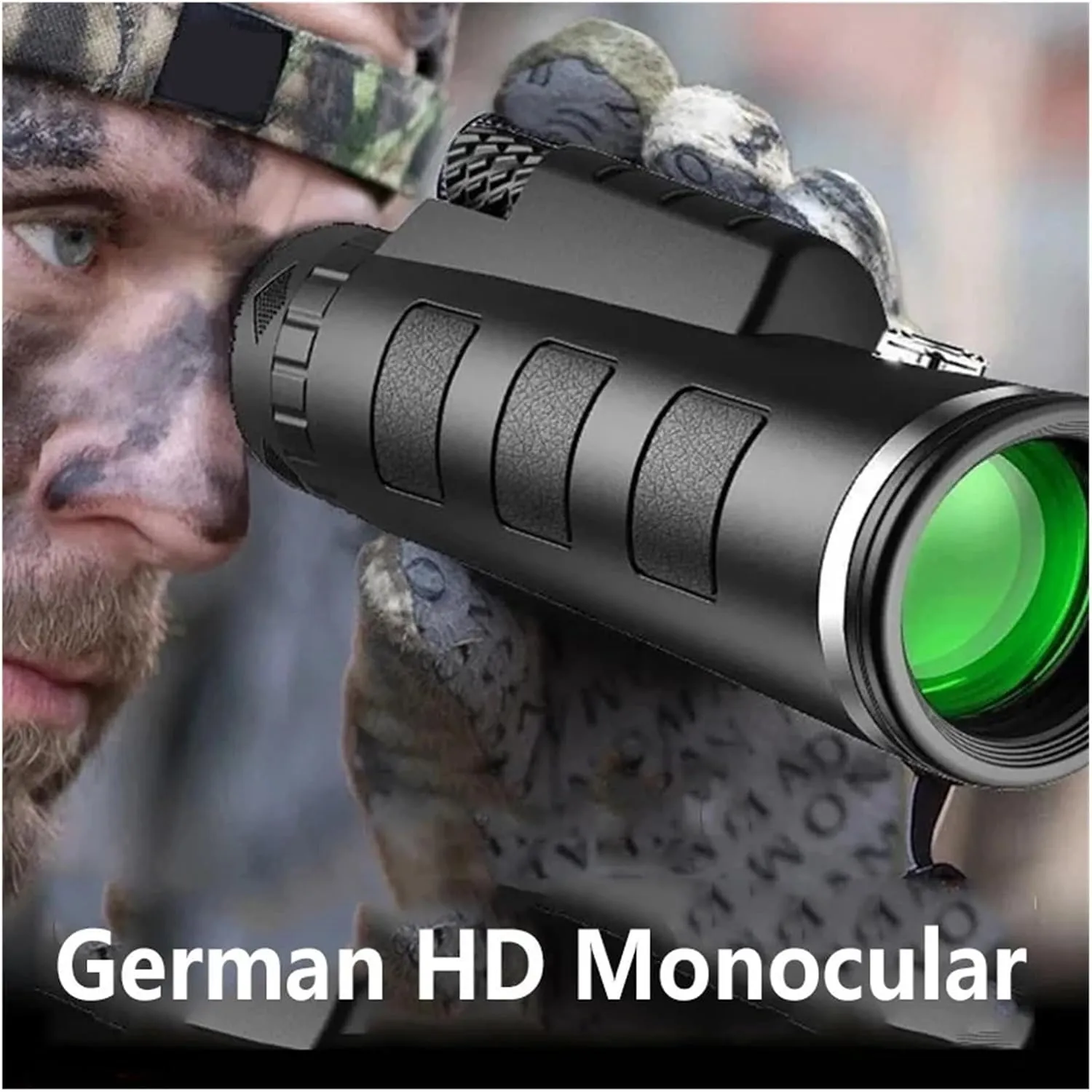 40X60 HD Professional Telescope Monocular Night Powerful Binoculars Waterproof Mini Zoom with Smartphone Hunting Camping(HS-40x60) (HS40x60)