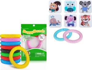 48 Pack Mosquito Repellent Bracelets and 120 Pack Mosquito Repellent Stickers for Kids & Adults, Outdoor Patio Hiking Camping Gear Must Haves