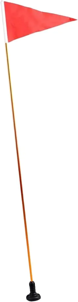 4ft Kayak Safety Flag Kayaking Visibility Kit with Mount Base Sturdy Holder Dinghy Kayak Flag Track Mount for Dinghy Kayak Yacht Kayak Canoe